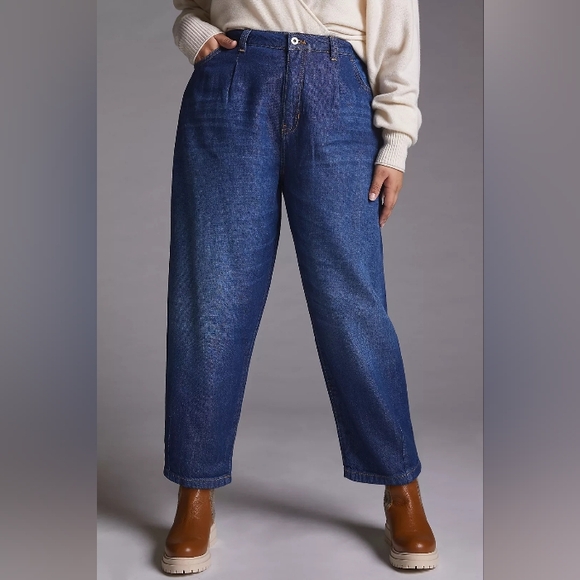 Pilcro Denim - Anthropologie Pilcro The Breaker Relaxed Barrel Jeans Size 26